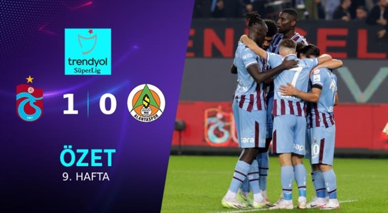 trabzonspor 1 Alanyaspor 0