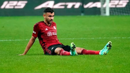 Beşiktaş’ta şok! Rachid Ghezzal oyuna devam edemedi