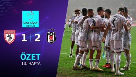 Samsunspor 1 – 2 Beşiktaş maç özeti izle